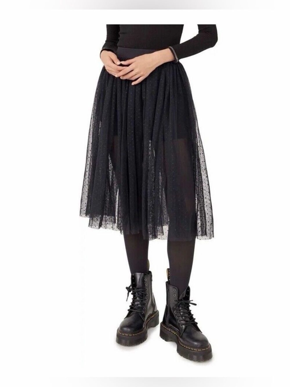 Free People Eden Tulle Skirt